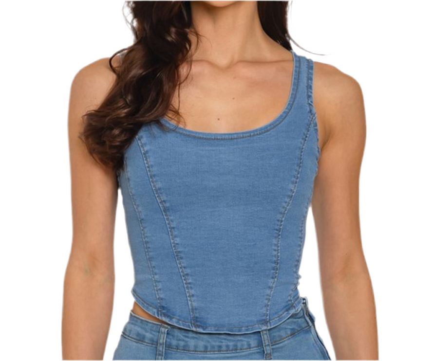 Dazed N Denim Top