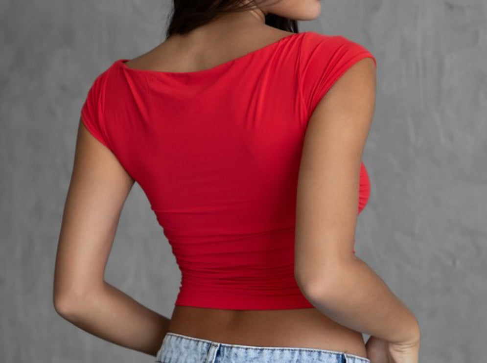 Kamora Convertible Cap Sleeve Top