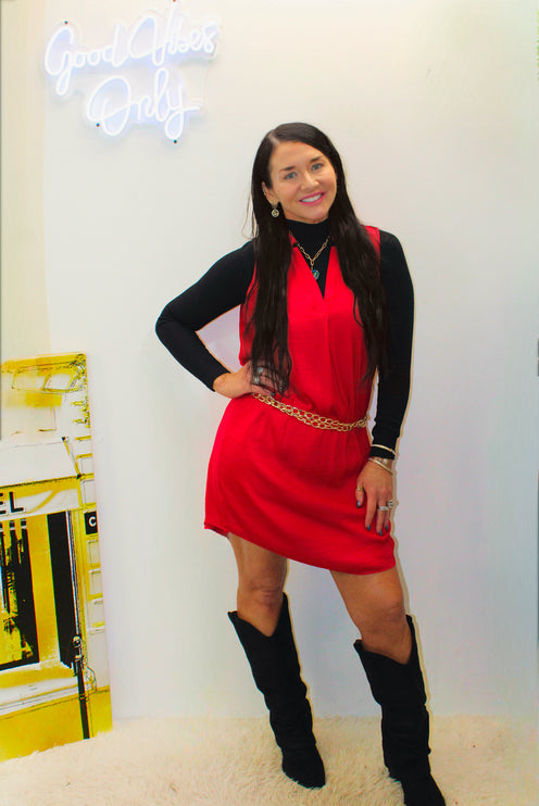 Shelly Shift Dress - Diva Dolls Boutique