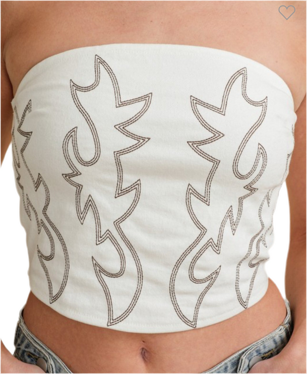 Music Fest Denim Top