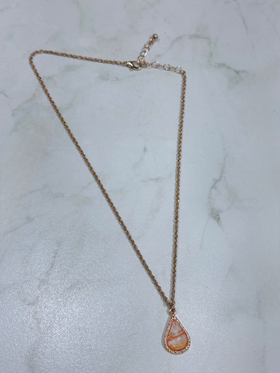 Tear Drop Necklace - Diva Dolls Boutique