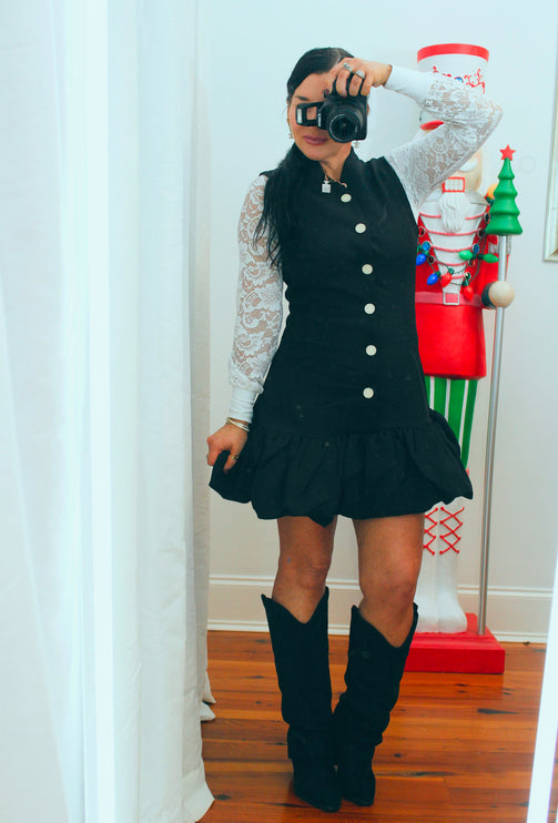 Bethany Bubble Dress - Diva Dolls Boutique