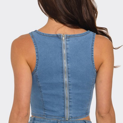 Dazed N Denim Top