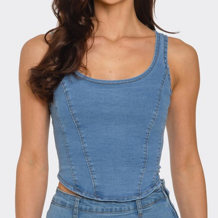 Dazed N Denim Top