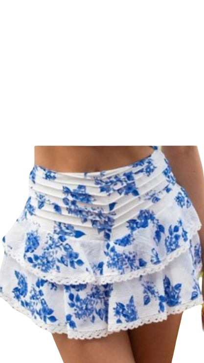 Santorini Bloom Ruffle Set