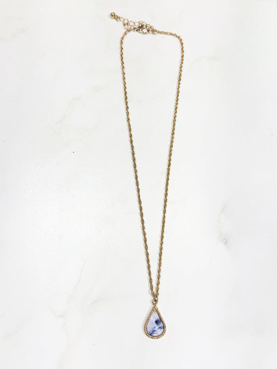 Tear Drop Necklace - Diva Dolls Boutique