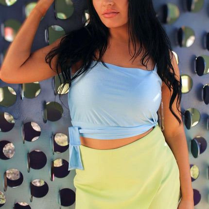 Laguna Beach- Tie Crop Top