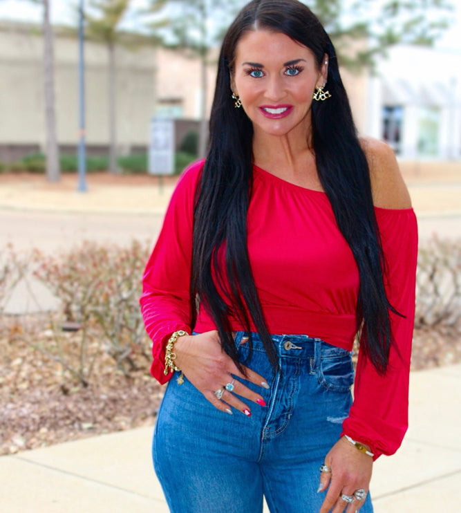 Next Level- Off Shoulder Top