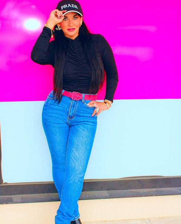 Sinch Me In- Ruched Bodysuit