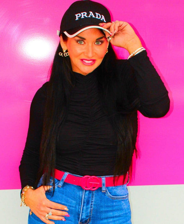 Sinch Me In- Ruched Bodysuit